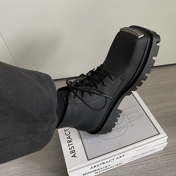 PLATE LACE UP BOOTS MNW1241