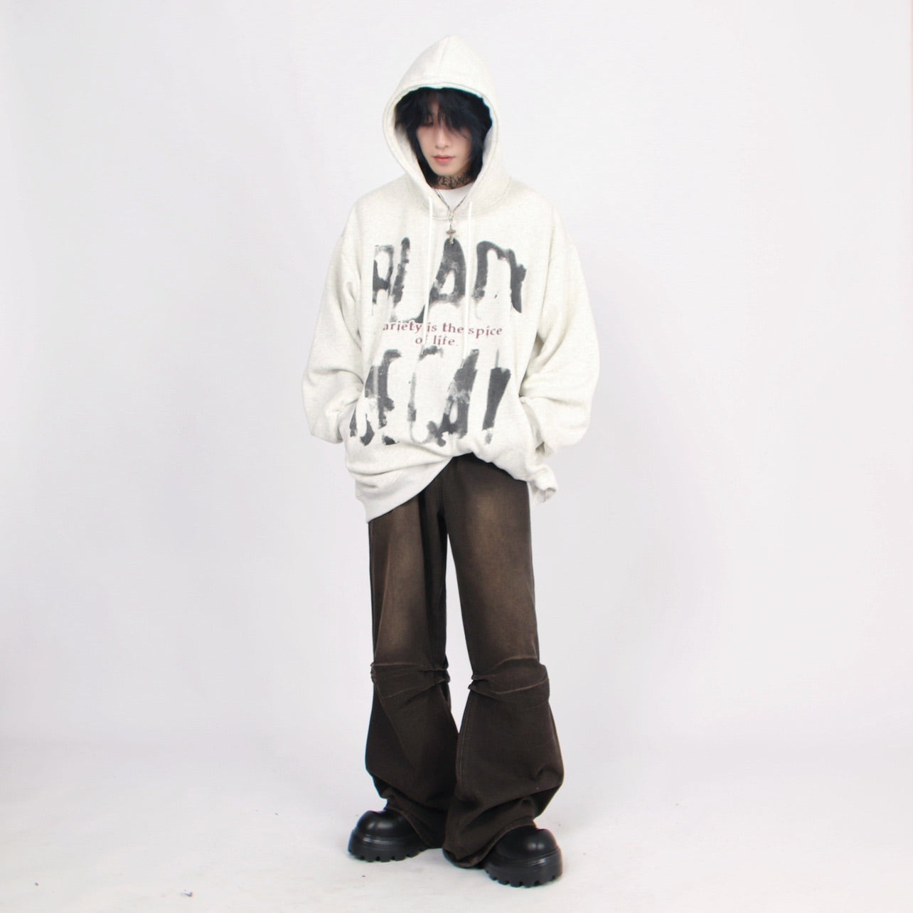 BROKEN LETTERS HOODIE MNW1182