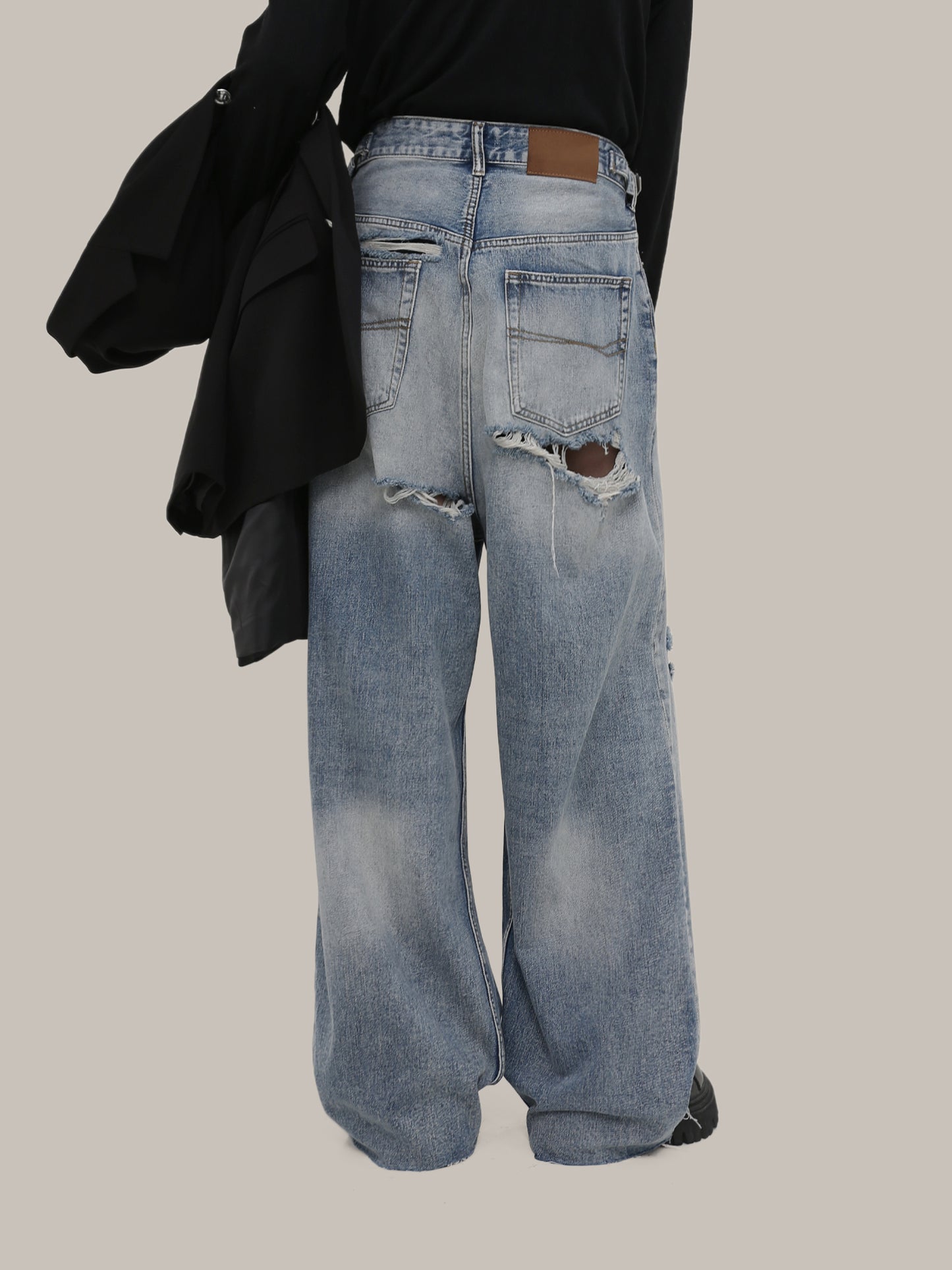 RUINED SKY WIDE JEANS MNW2018