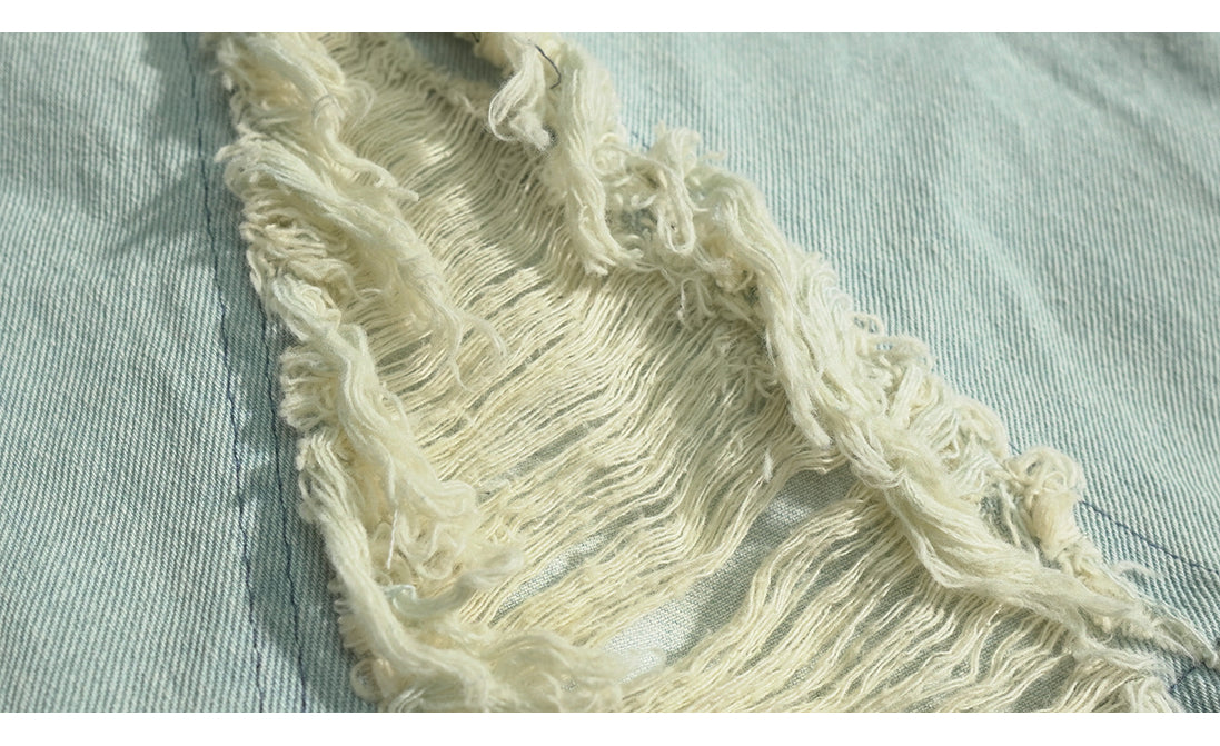 FRINGE DAMAGE SHORTS MNW1878
