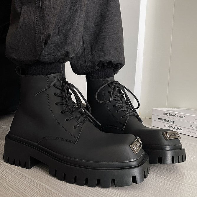 PLATE LACE UP BOOTS MNW1241