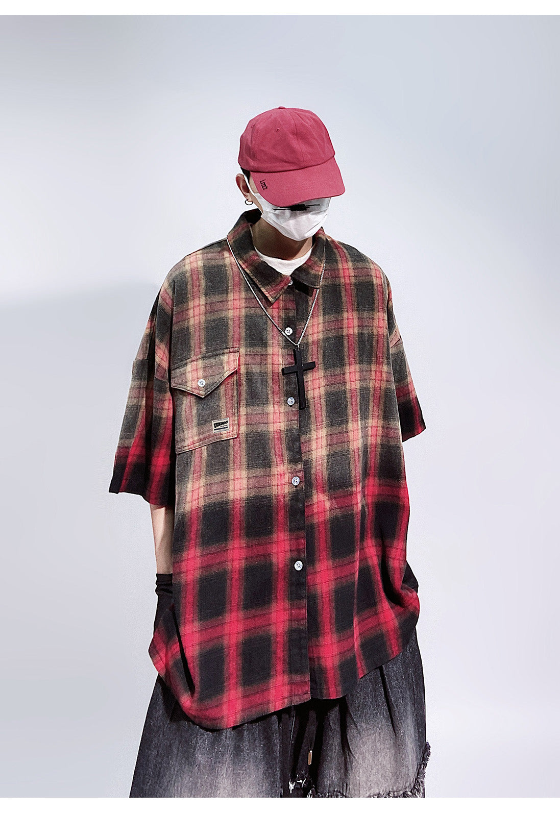 GRADIENT CHECK SHIRT MNW1886