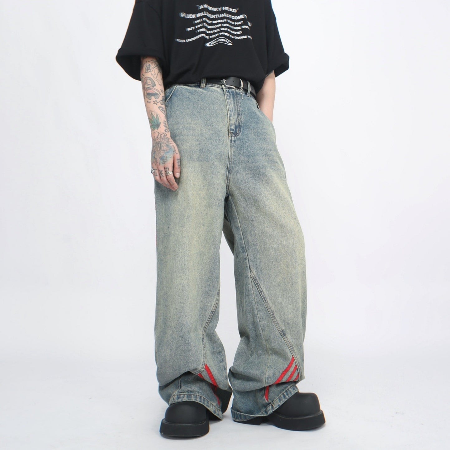 DIAGONAL LINE DENIM MNW1771