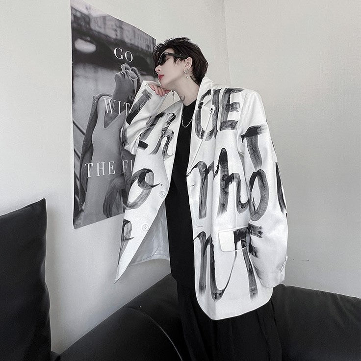 BIG TEXT JACKET MNW1051