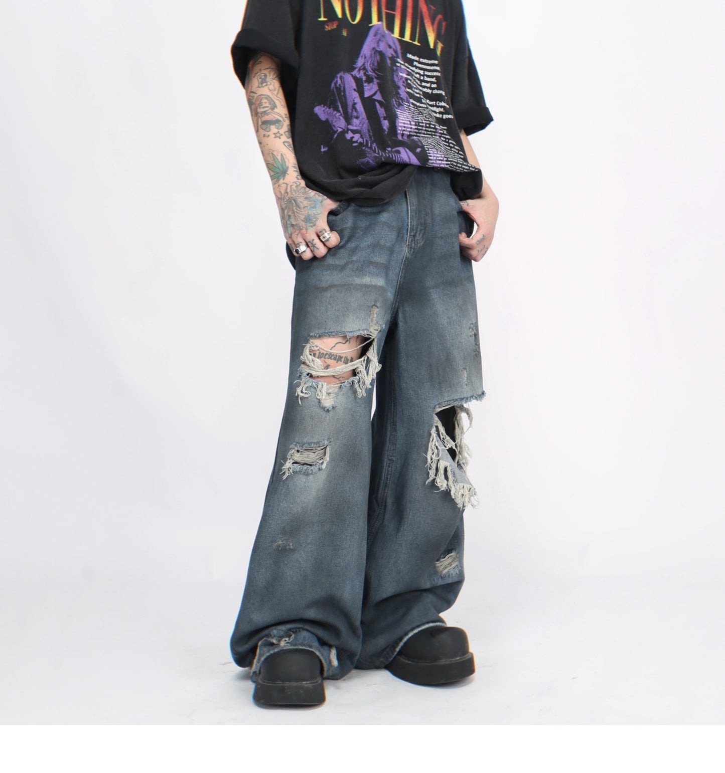 ROUGH HOLE DENIM MNW1862