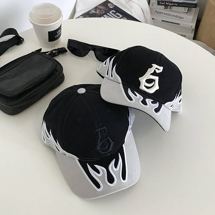 FLAME EMBROIDERY CAP MNW1590