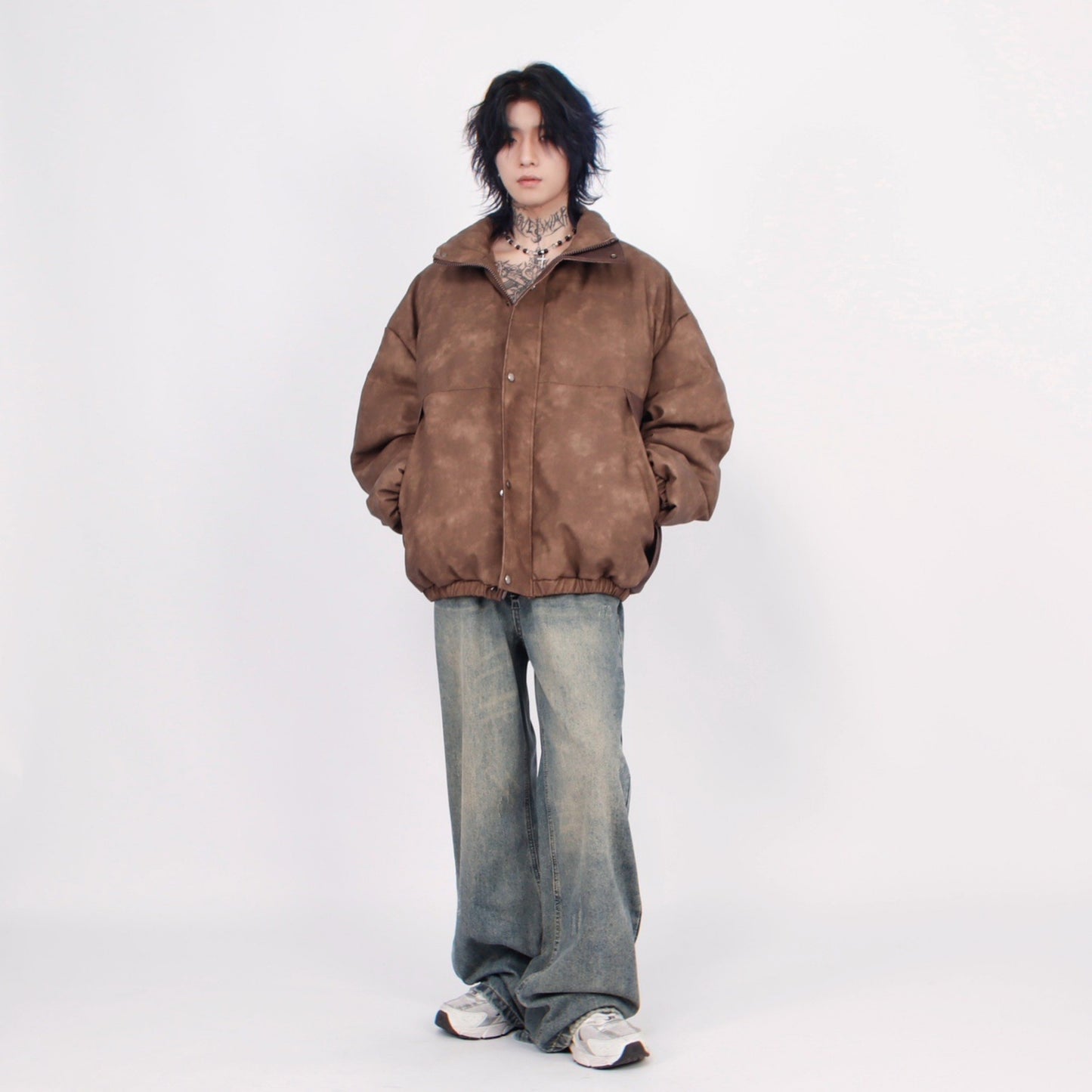 SPOTTED STAND PU JACKET MNW1555