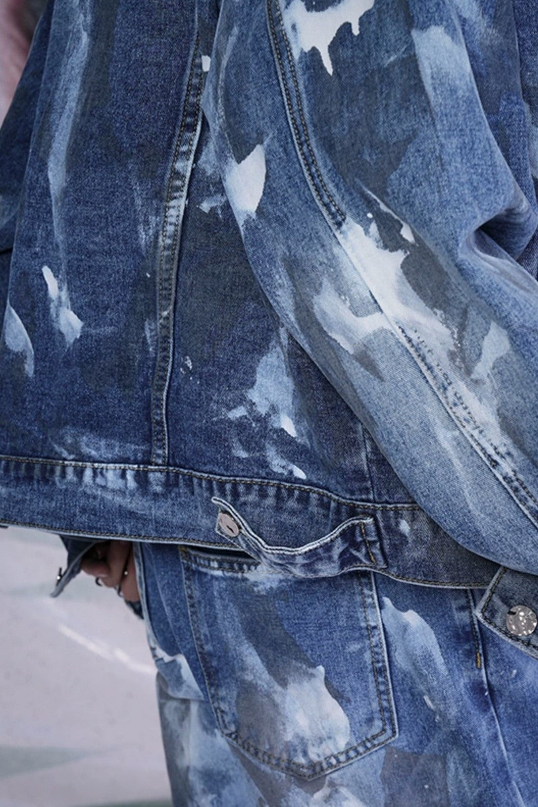 PAINT STAIN DENIM MNW1679