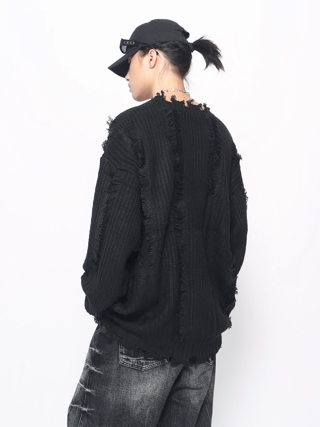 VOID DAMAGE KNIT MNW2044