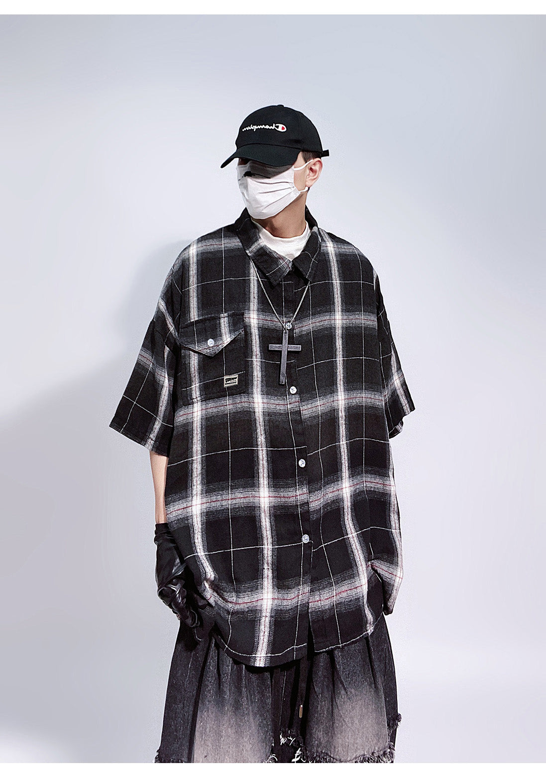 GRADIENT CHECK SHIRT MNW1886