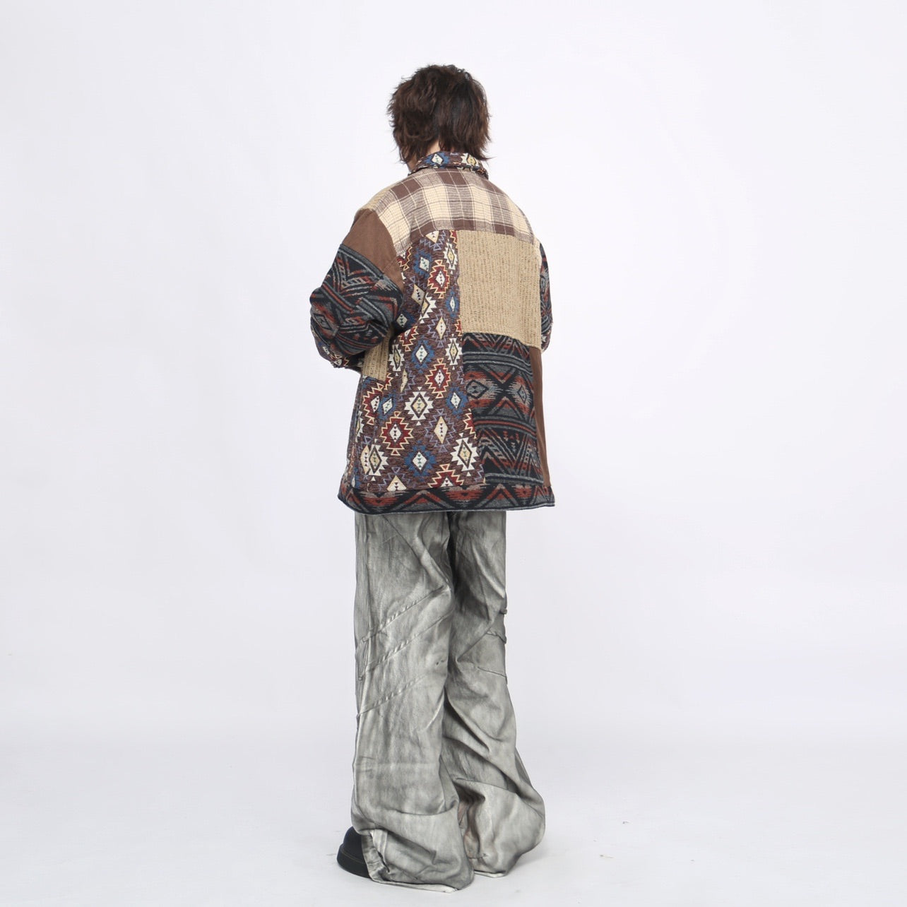 RETRO SPLICING JACKET MNW1898