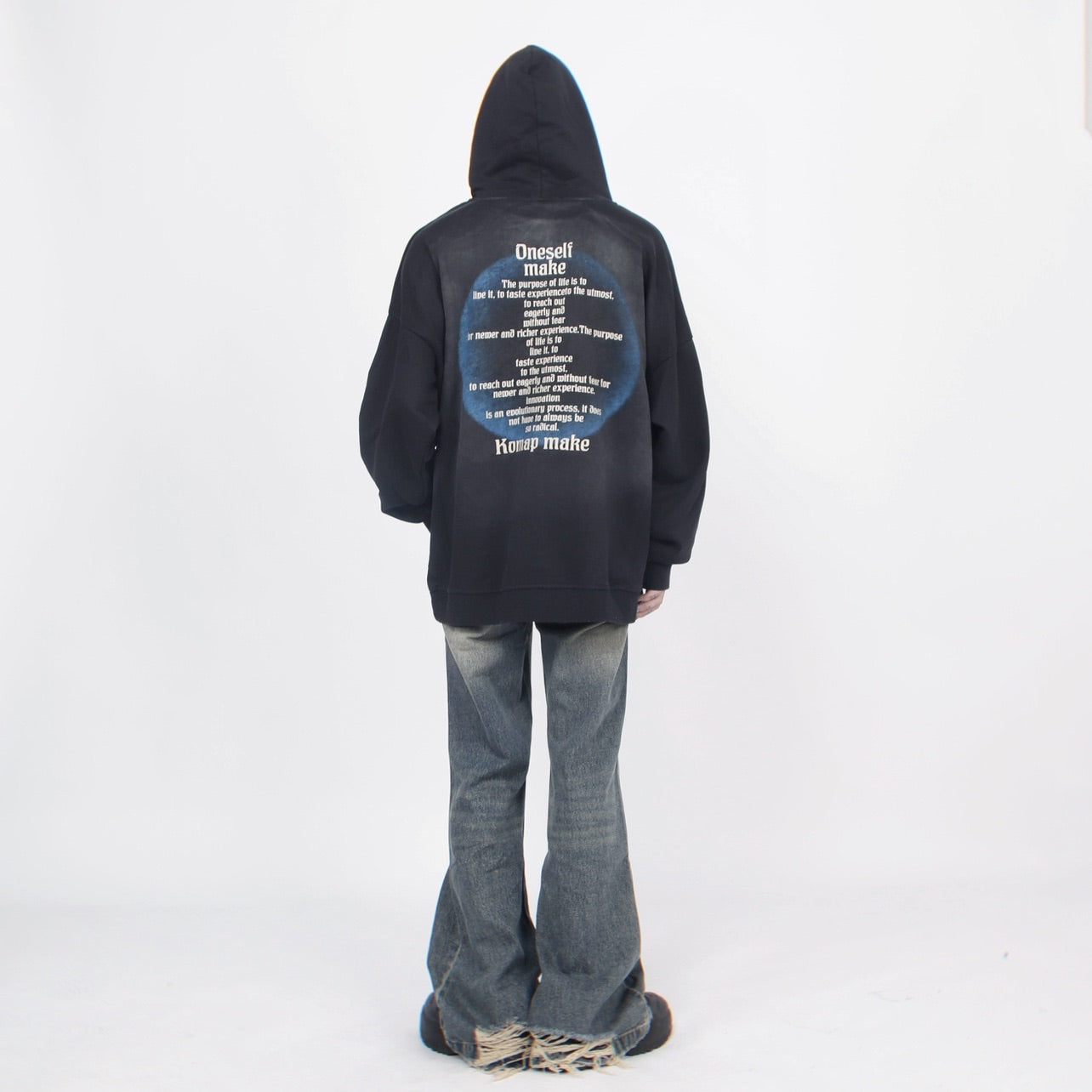 GRADIENT CIRCLE HOODIE MNW996