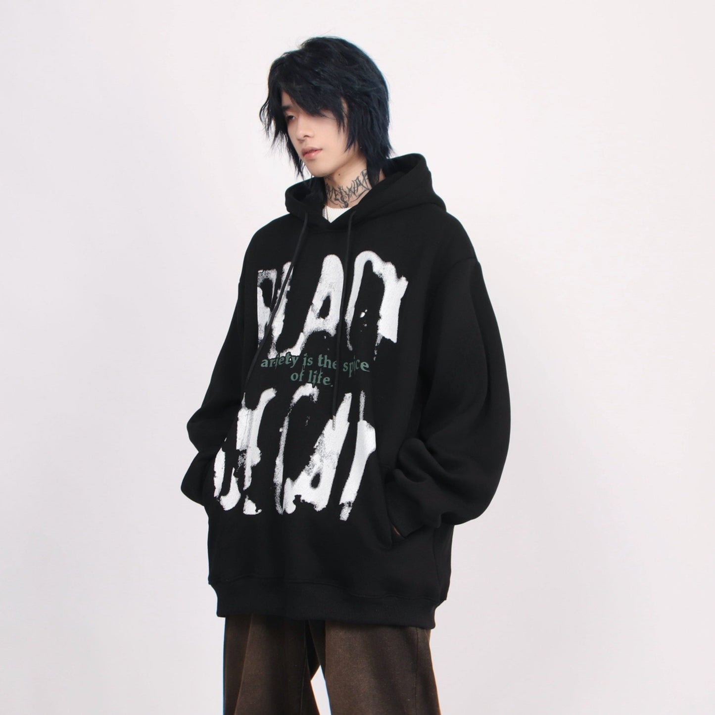 BROKEN LETTERS HOODIE MNW1182