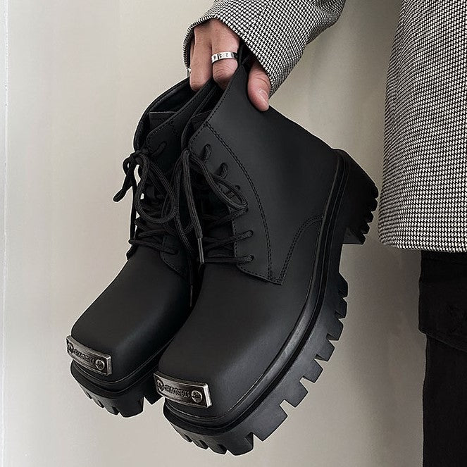 PLATE LACE UP BOOTS MNW1241