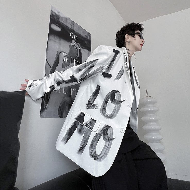 BIG TEXT JACKET MNW1051