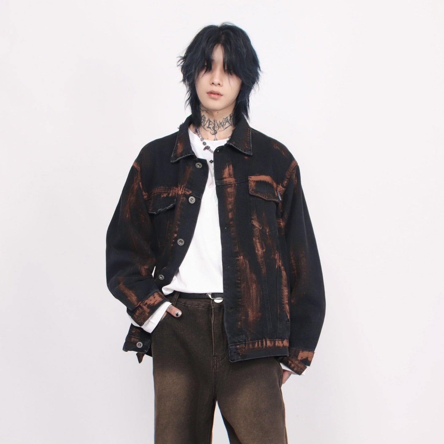 OLD BLACK DENIM JACKET MNW1196