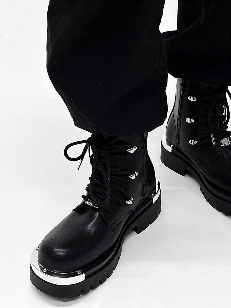 METAL LACE UP BOOTS MNW1254