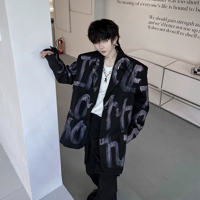 BIG TEXT JACKET MNW1051