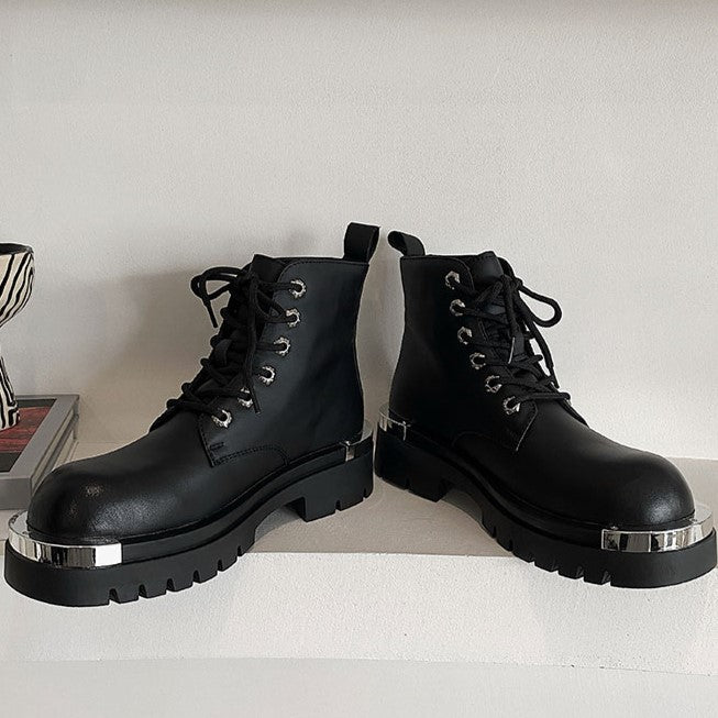 METAL LACE UP BOOTS MNW1240