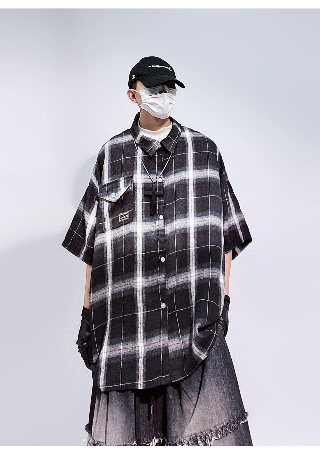 GRADIENT CHECK SHIRT MNW1886