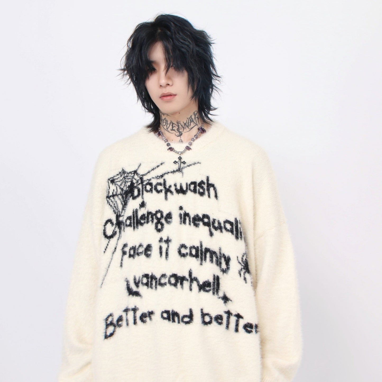 SPIDER TEXT KNIT MNW1443