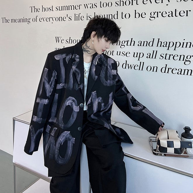 BIG TEXT JACKET MNW1051