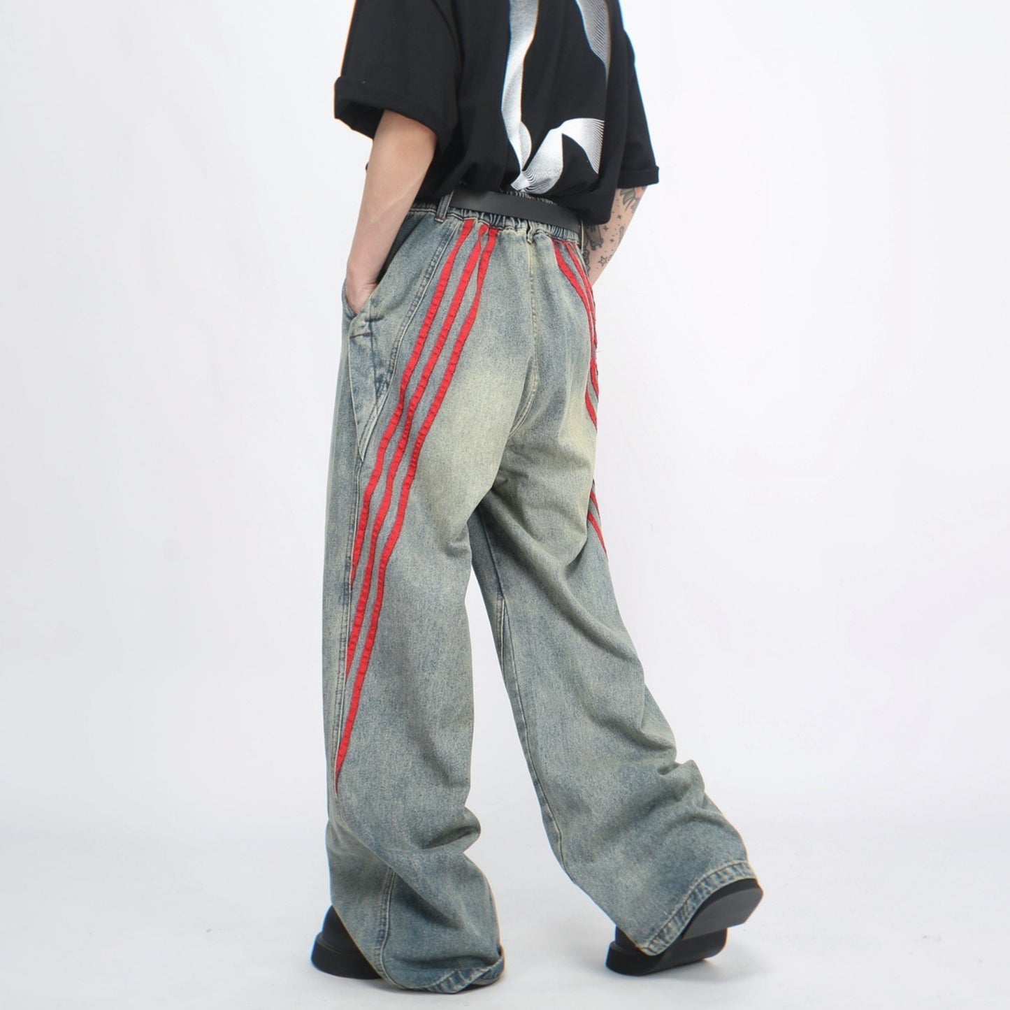 DIAGONAL LINE DENIM MNW1771
