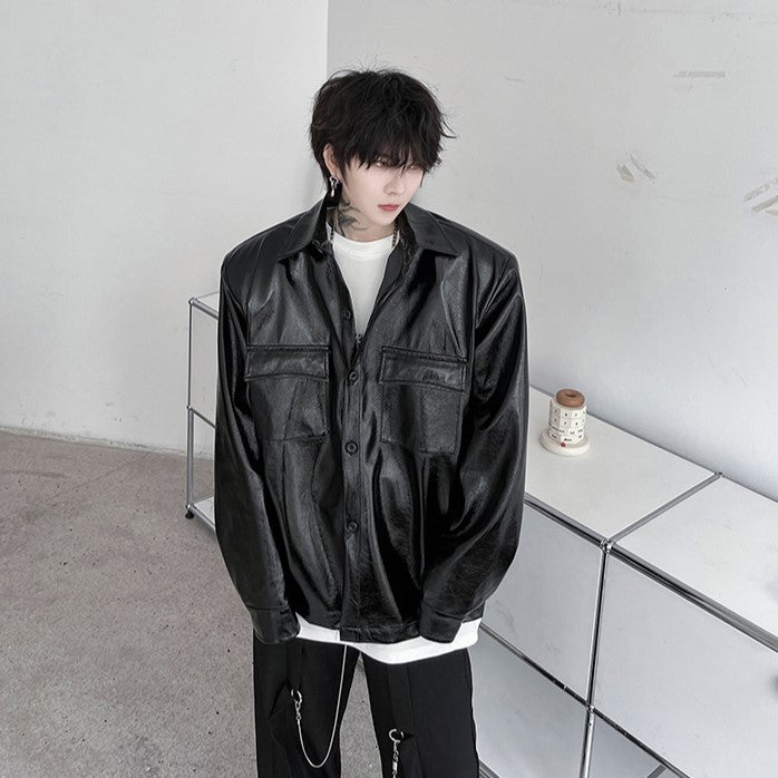 PU SHIRT BLOUSON MNW1050