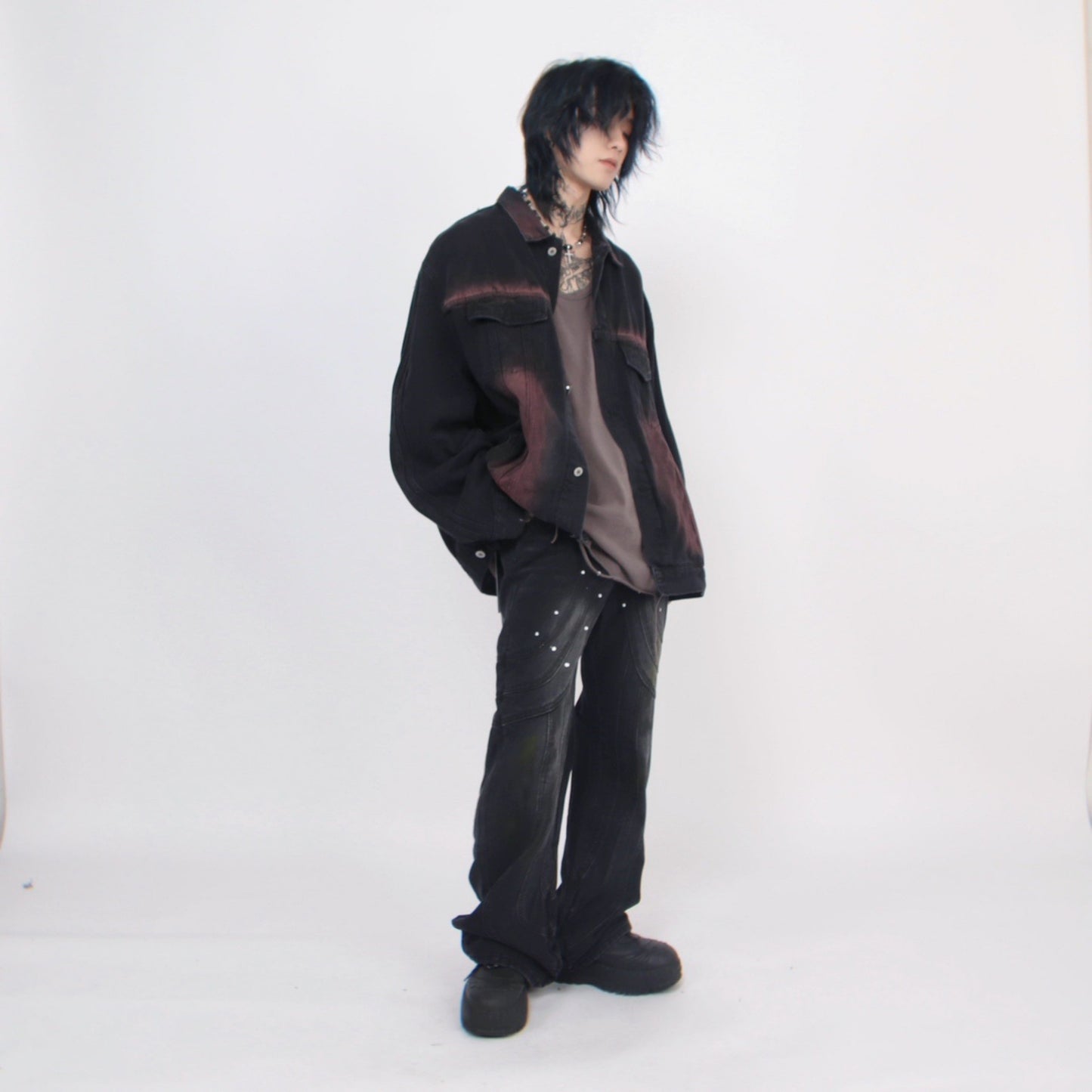 OLD PROCESSED DENIM JACKET MNW1192