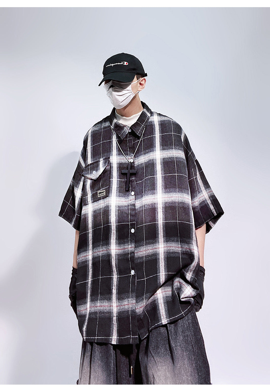 GRADIENT CHECK SHIRT MNW1886