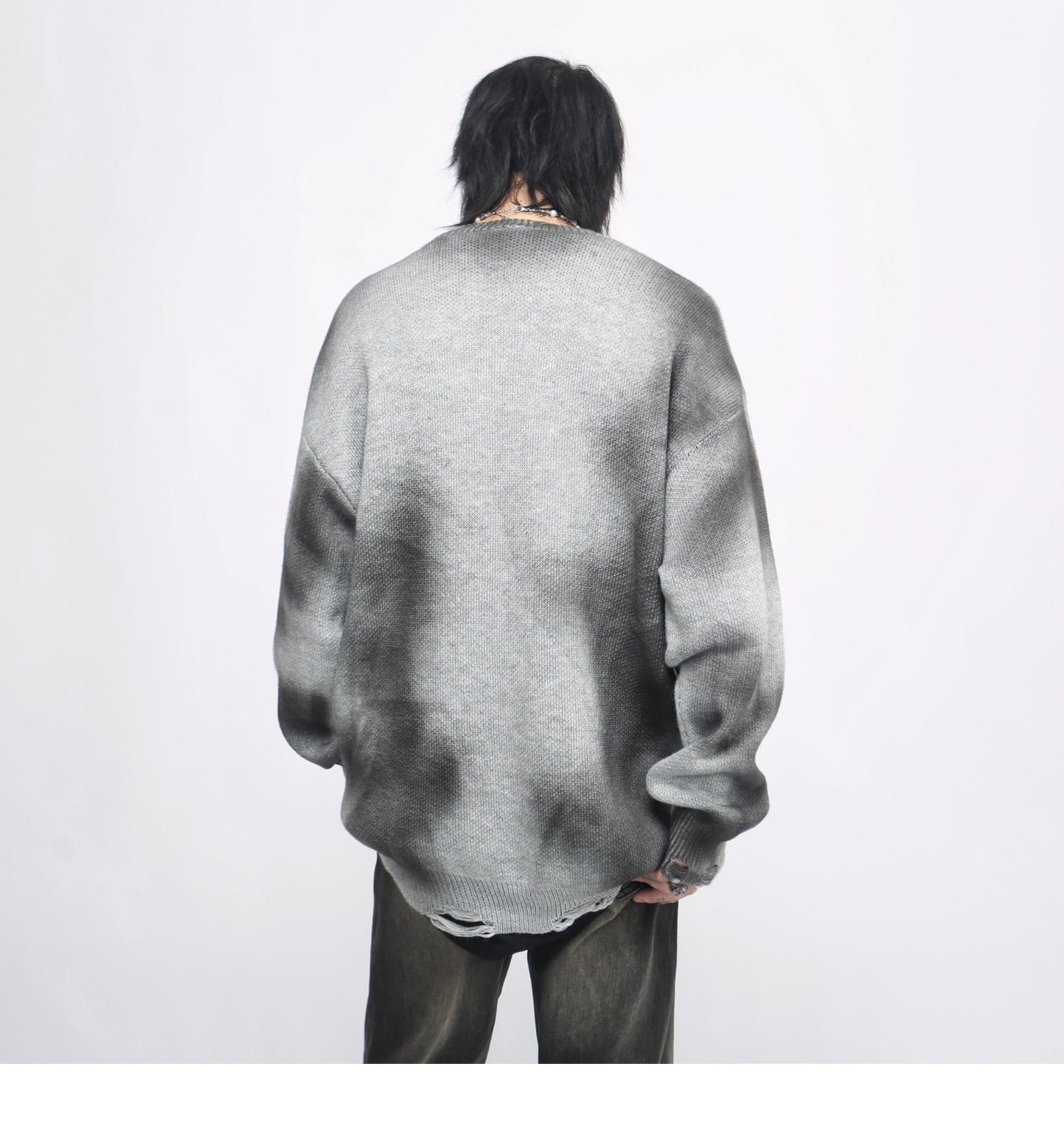 BUTTERFLY DAMAGE KNIT MNW1892