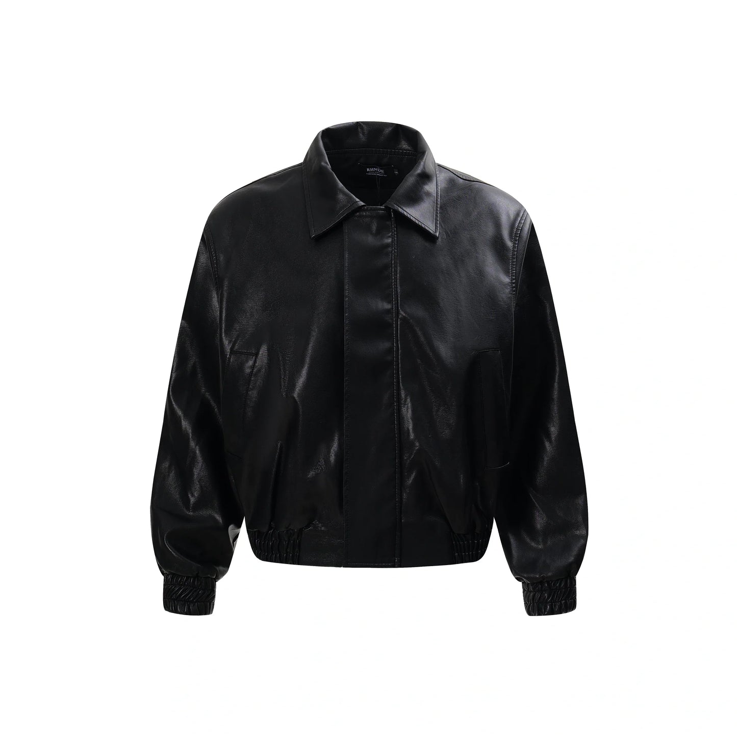 ZIP-UP LEATHER COLLAR JACKET MNW1988