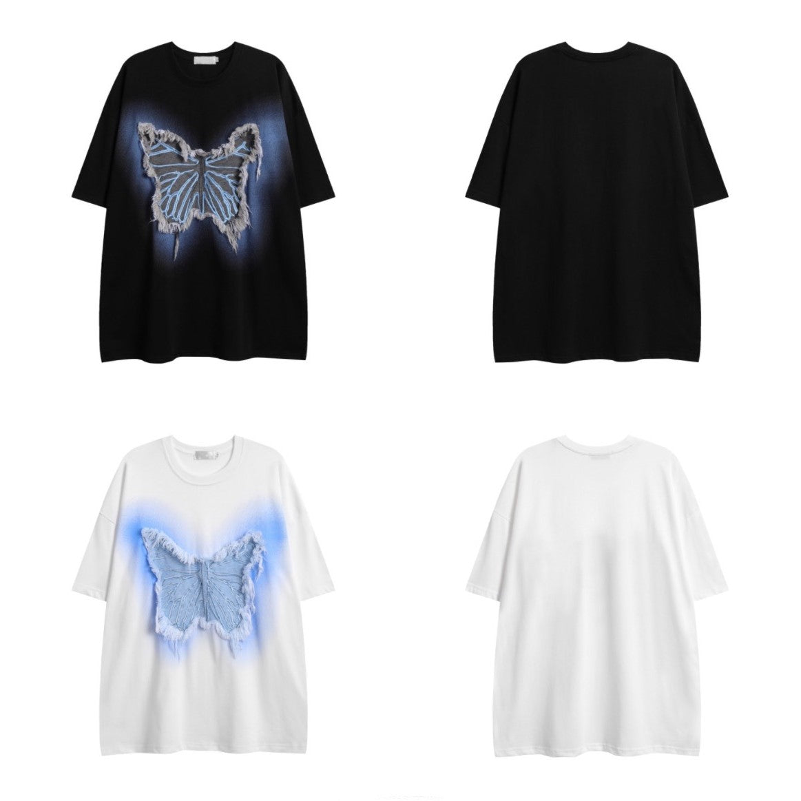 COLOR BUTTERFLY T-SHIRT MNW555