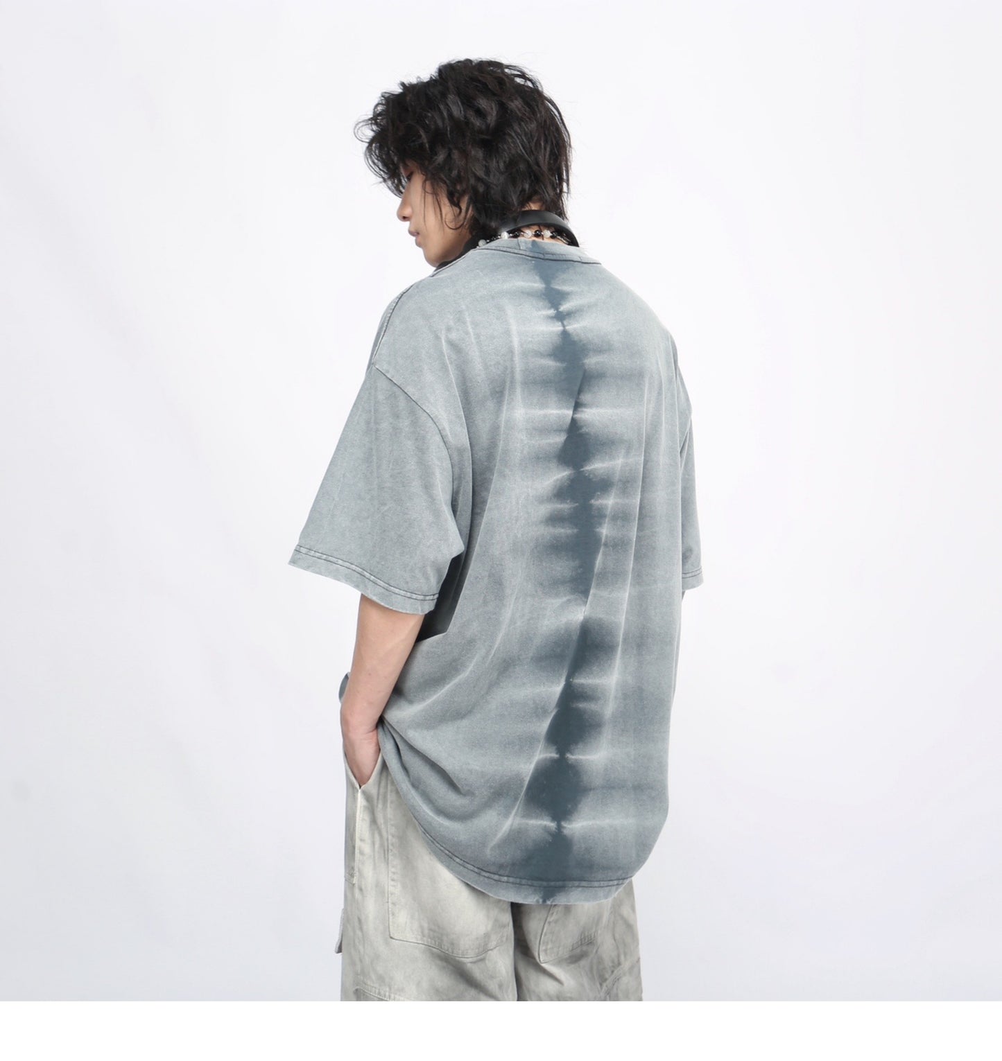 IRREGULAR TIE-DYE T-SHIRT MNW18