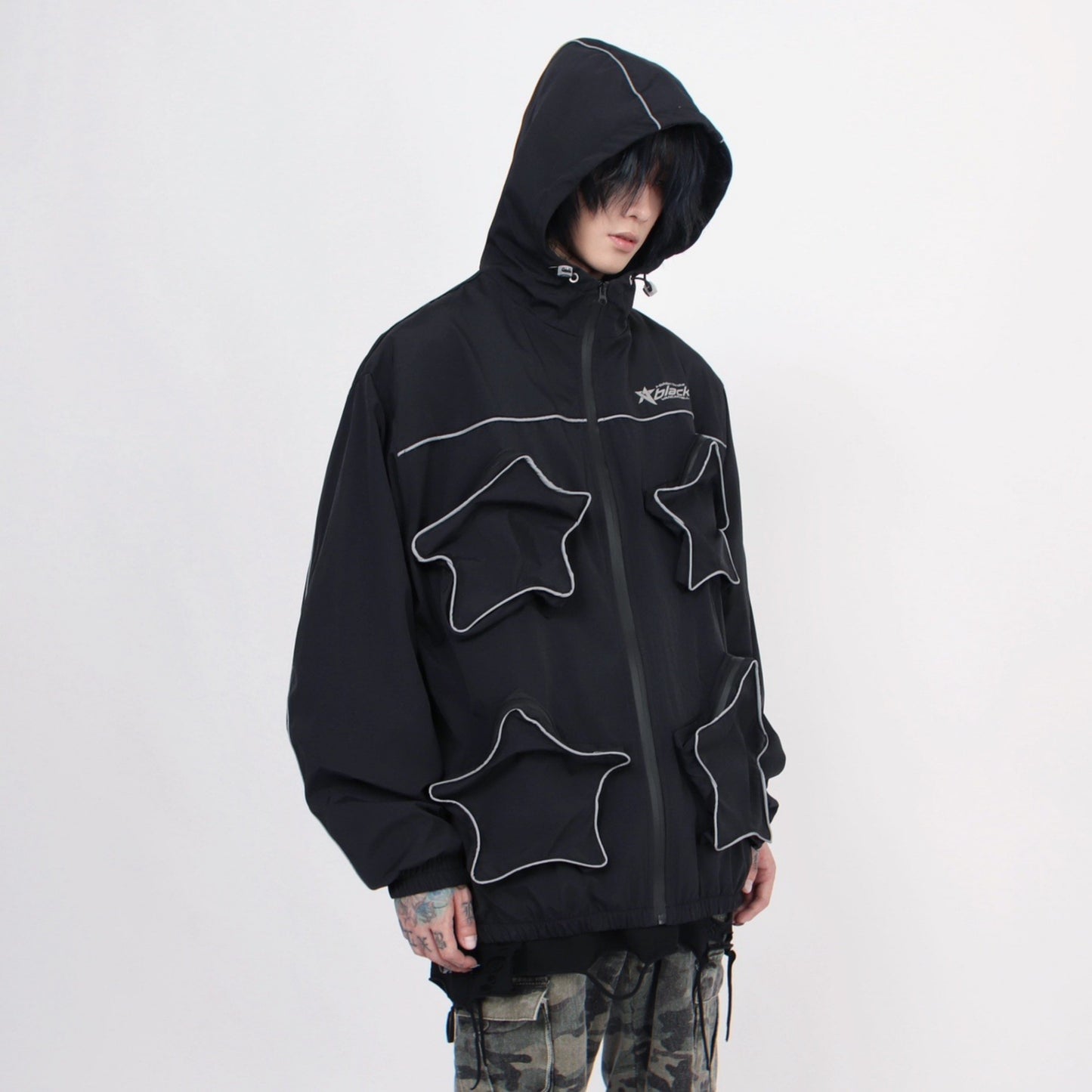 STAR PIPING HOODIE MNW1068