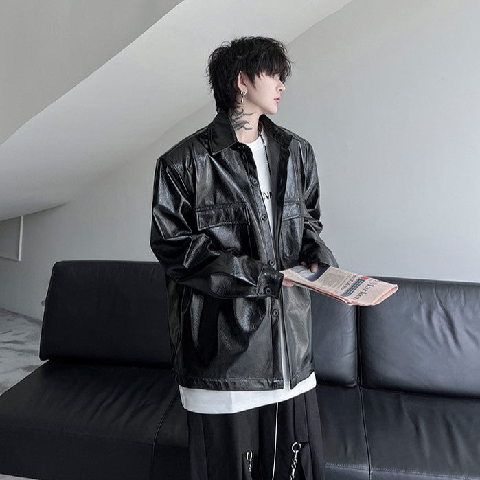 PU SHIRT BLOUSON MNW1050
