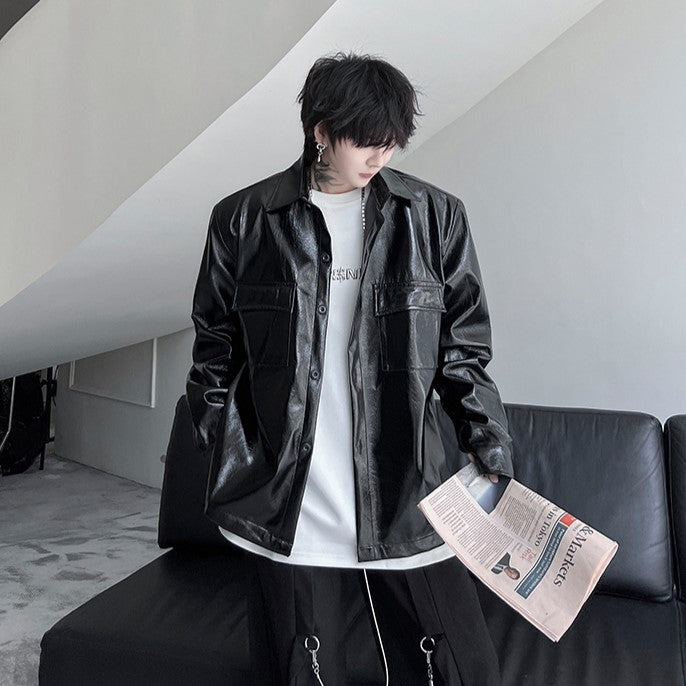 PU SHIRT BLOUSON MNW1050