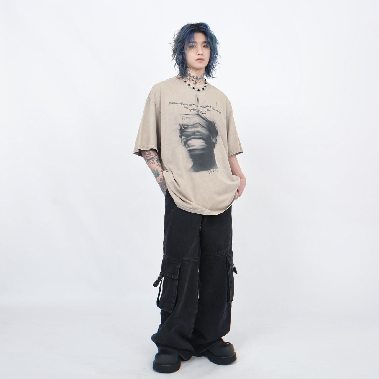 ABSTRACT FACE T-SHIRT MNW1784