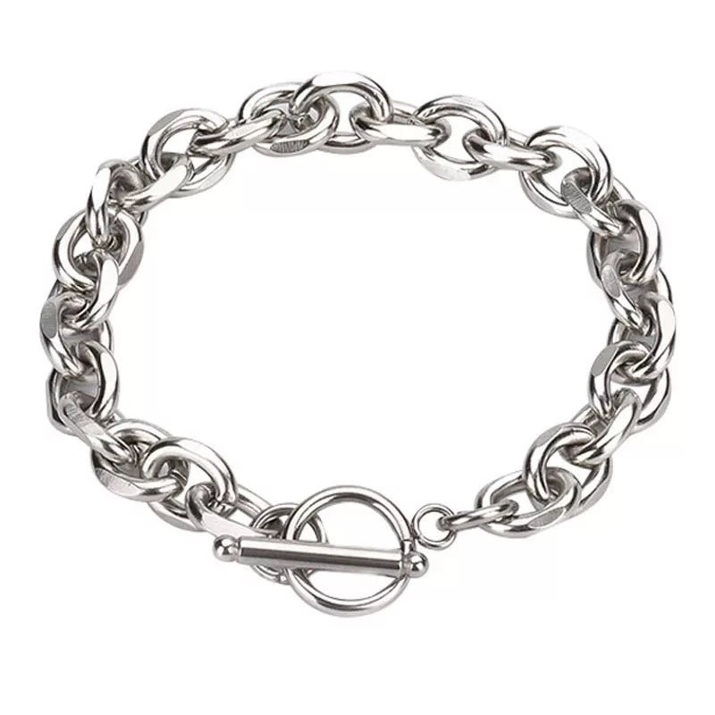 TITANIUM STEEL CHAIN BRACELET MNW1940