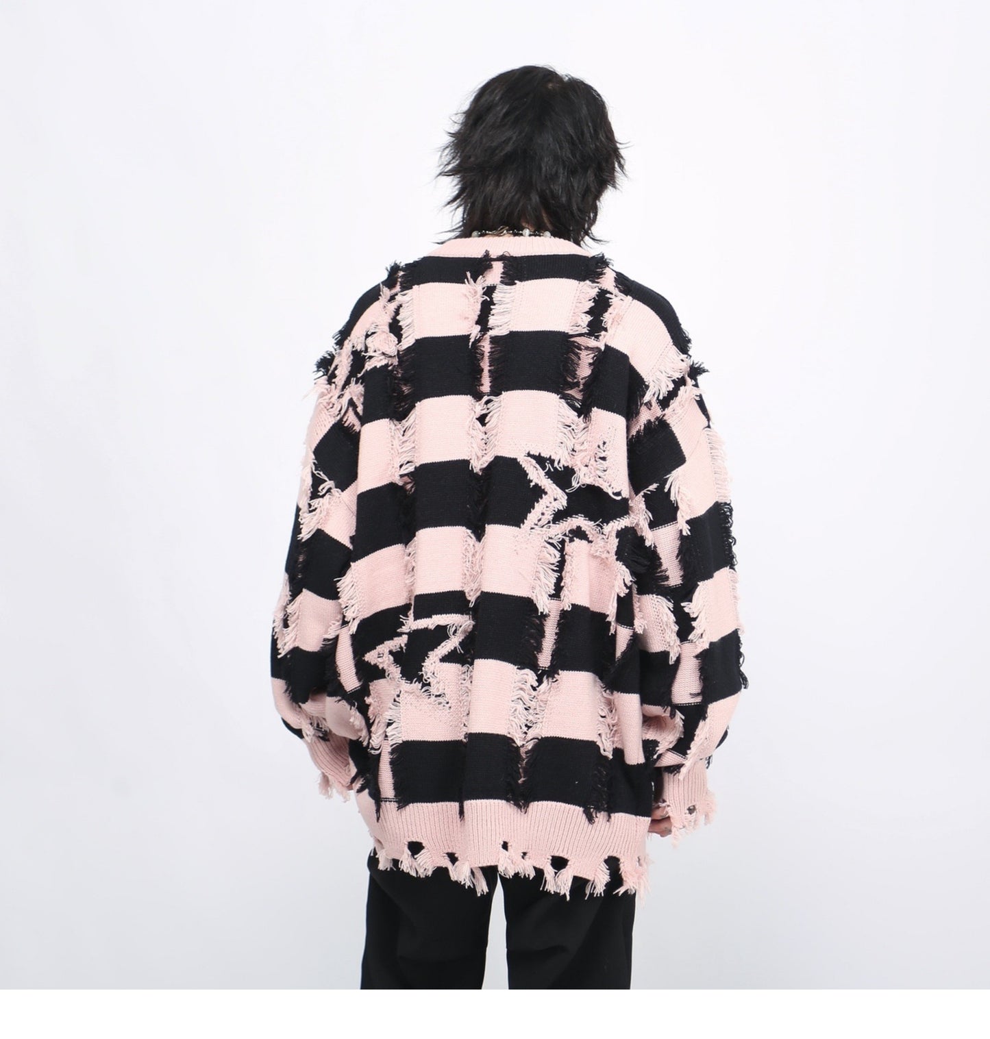 STAR BORDER DAMAGE KNIT MNW1893