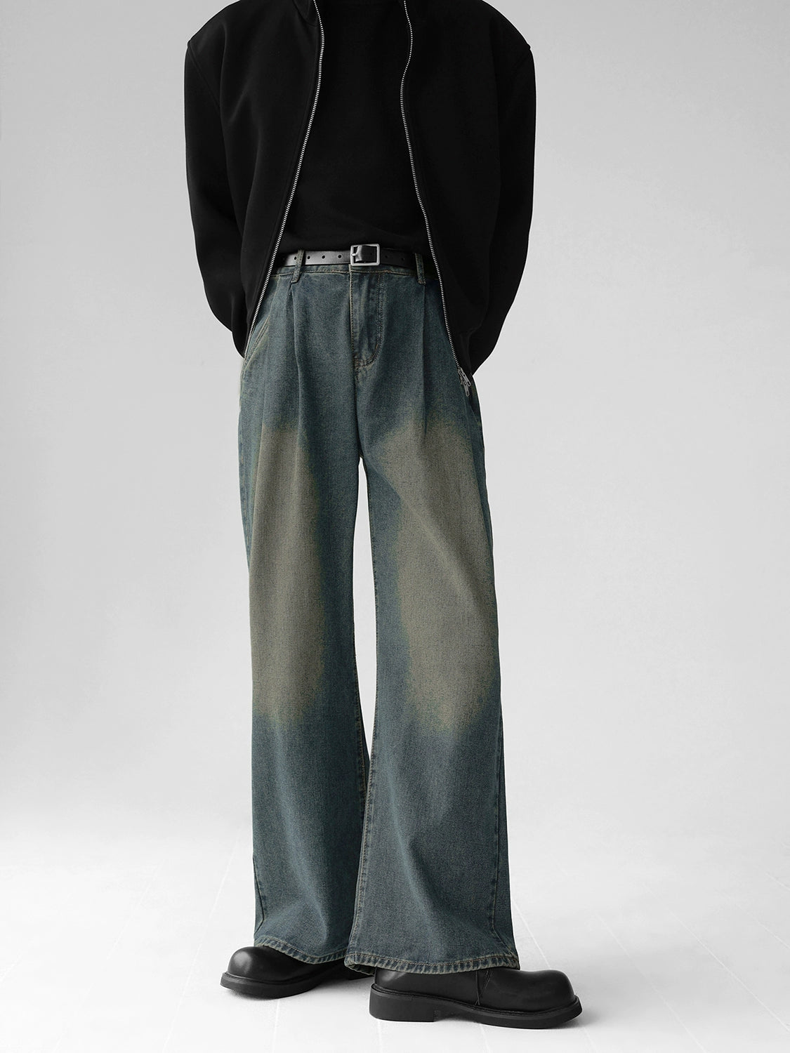 TRENDY WIDE WASHED PANTS MNW1950