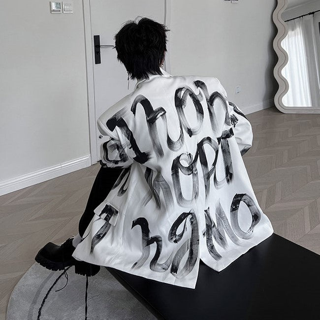 BIG TEXT JACKET MNW1051