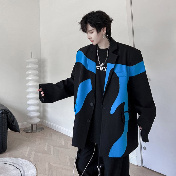 IRREGULAR COLOR JACKET MNW1052