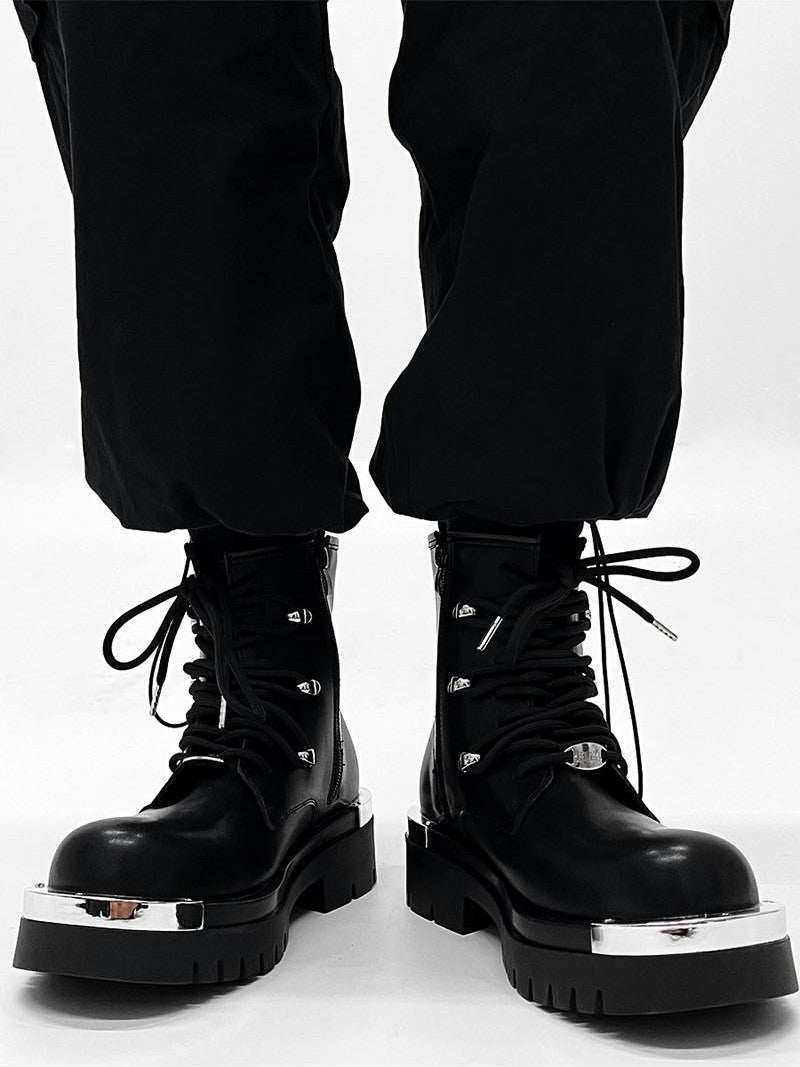 METAL LACE UP BOOTS MNW1254