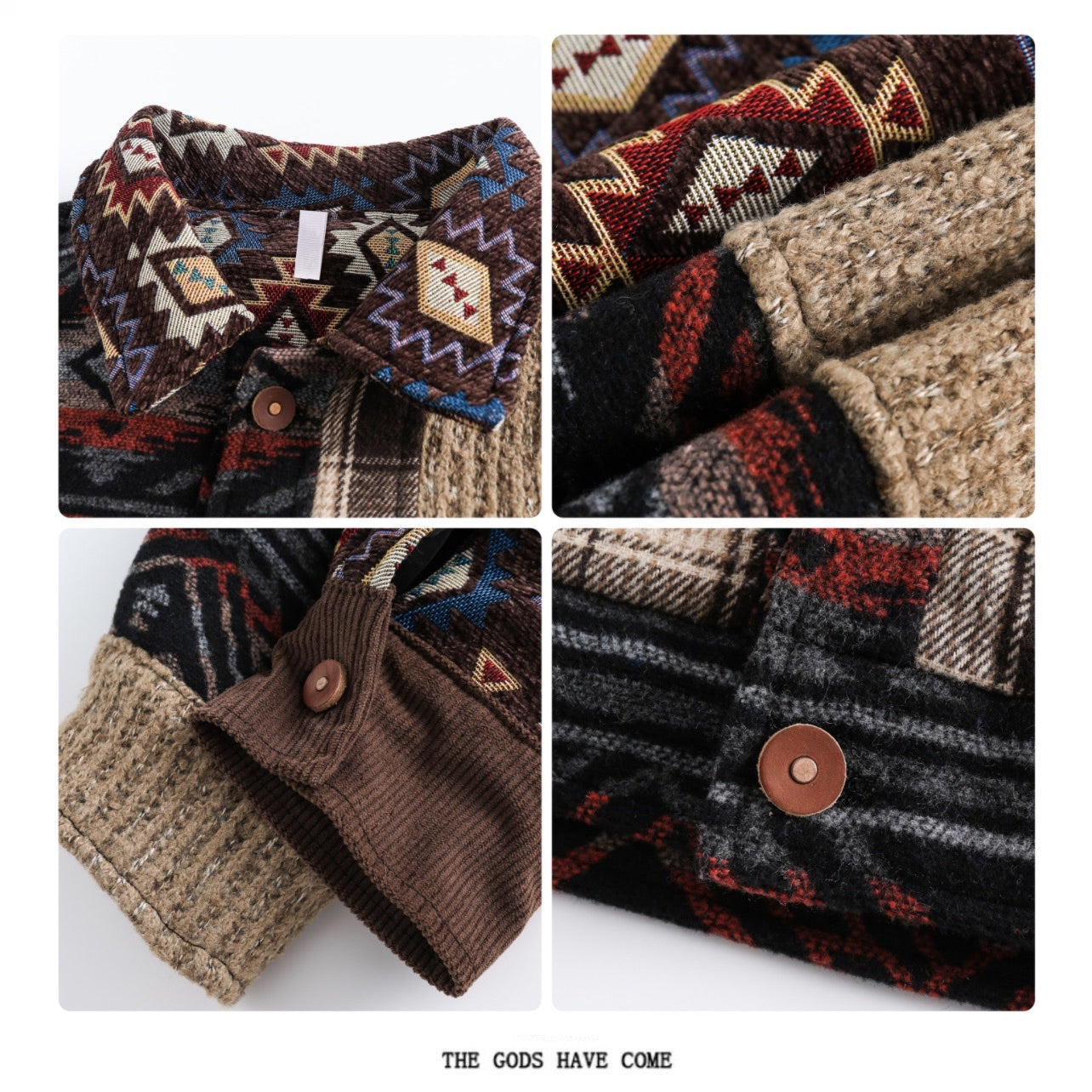 RETRO SPLICING JACKET MNW1898