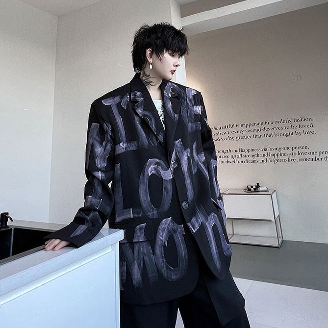 BIG TEXT JACKET MNW1051