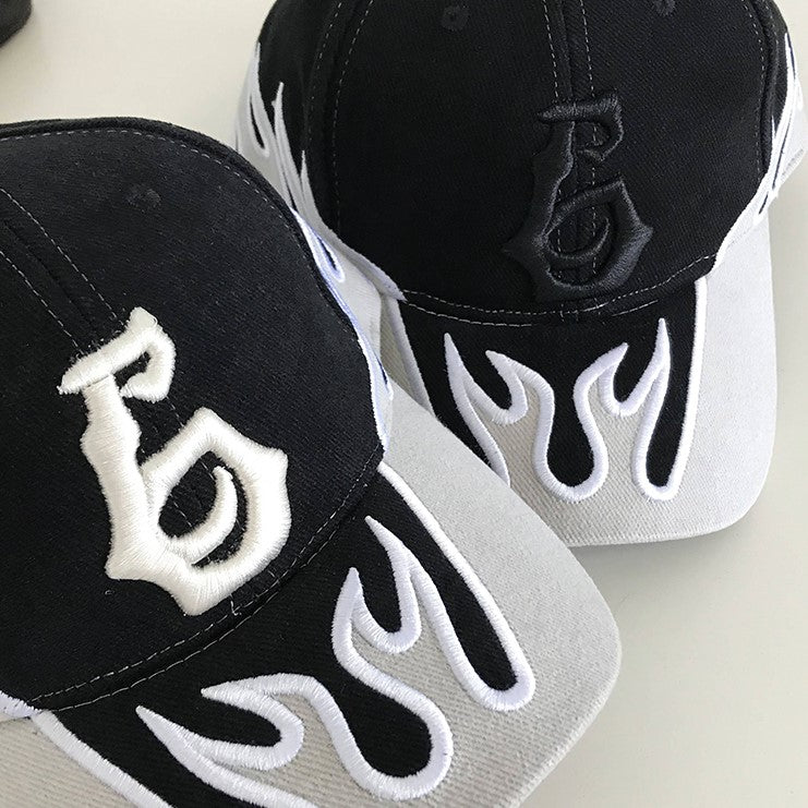 FLAME EMBROIDERY CAP MNW1590