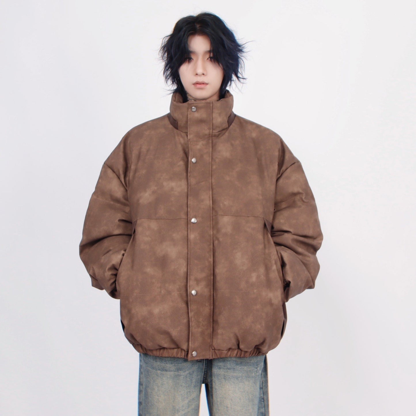 SPOTTED STAND PU JACKET MNW1555