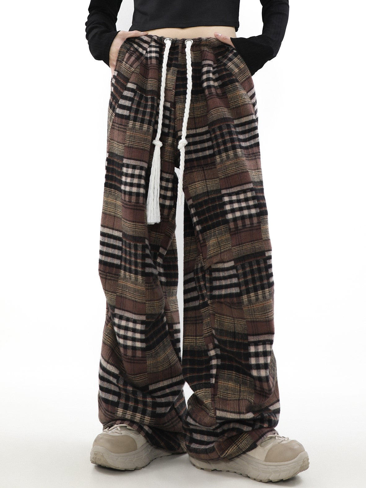 RETRO CHECK PANTS MNW1224
