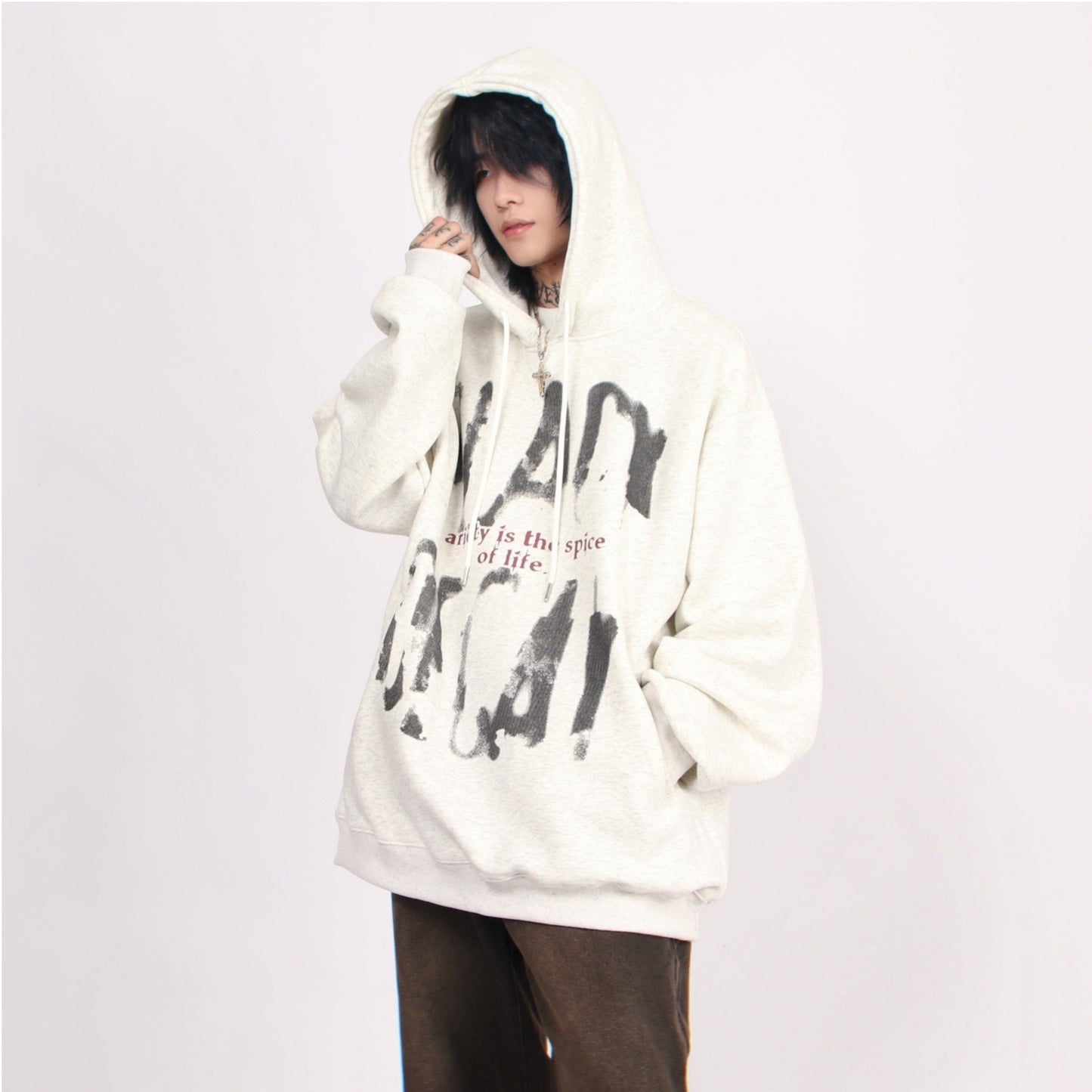 BROKEN LETTERS HOODIE MNW1182